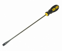 Отвертка шлицевая SL8х300мм Ø8мм магнитная с противоскользящей ручкой ER-7DA-17 ЭВРИКА /1/12/144